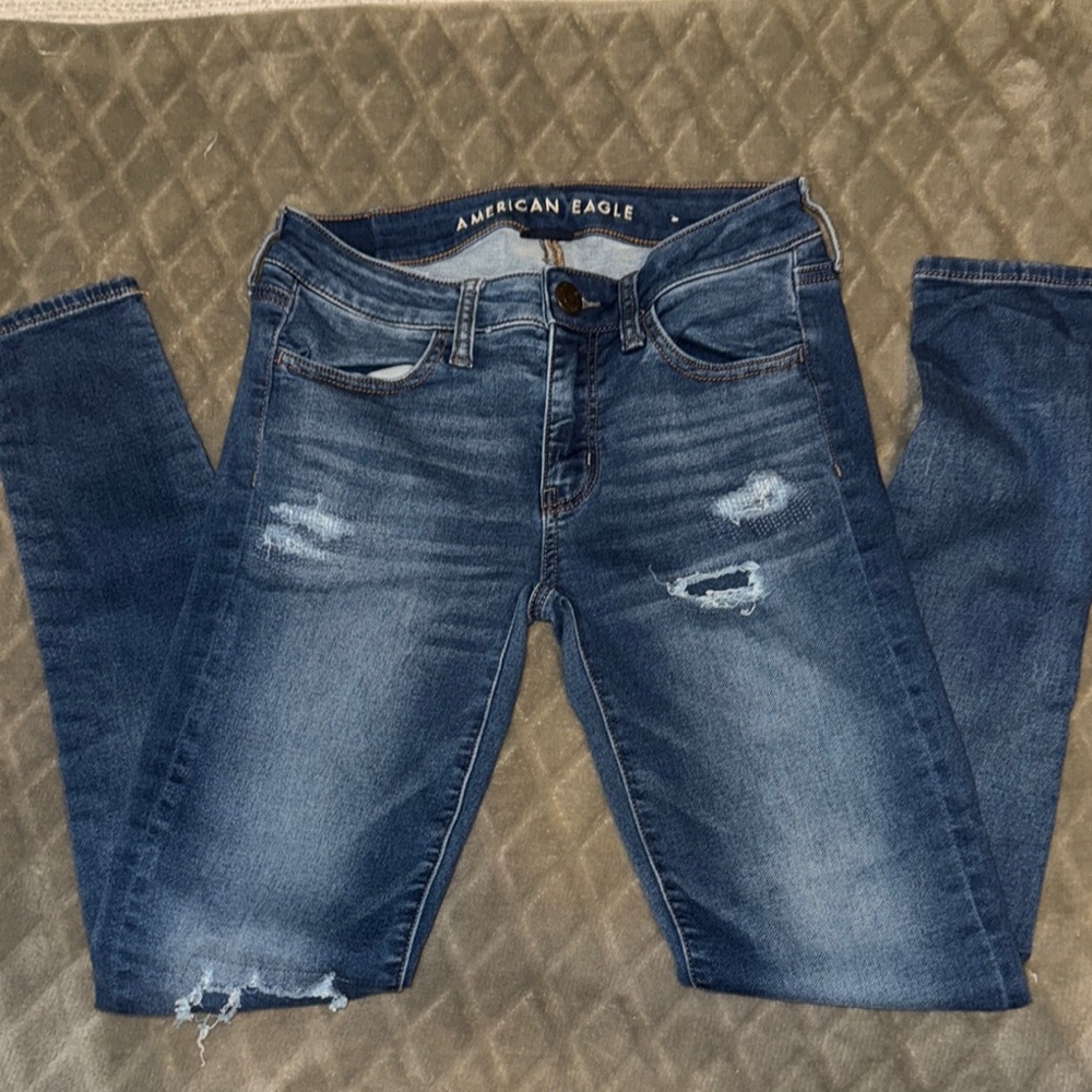 American Eagle Outfitters Women's Blue Jeans